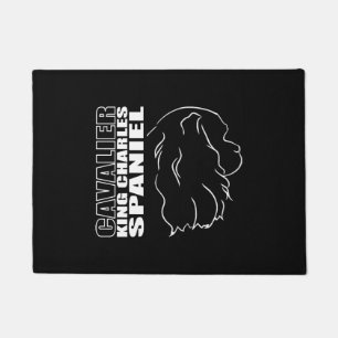 Cavalier King Charles Spaniel Profile dog mom   Doormat