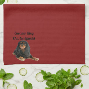 Cavalier King Charles Spaniel Puppy Dog Kitchen Towel
