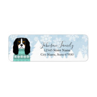 Cavalier King Charles Spaniel Return Address Label