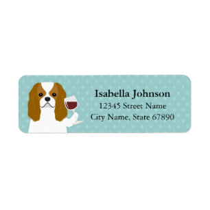Cavalier King Charles Spaniel Return Address Label