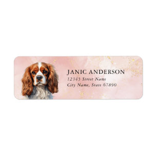 Cavalier King Charles Spaniel Return Address Label
