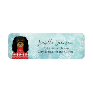 Cavalier King Charles Spaniel Return Address Label