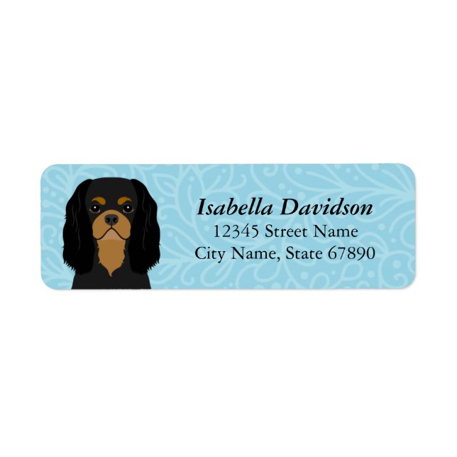 Cavalier King Charles Spaniel Return Address Label (Front)