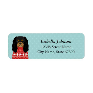 Cavalier King Charles Spaniel Return Address Label