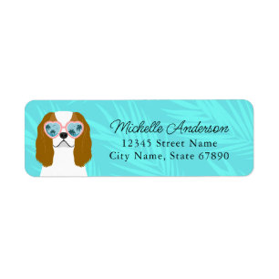 Cavalier King Charles Spaniel Return Address Label
