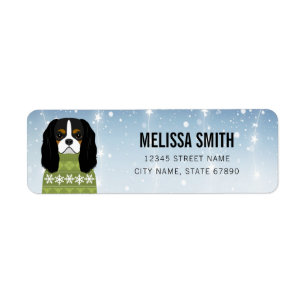 Cavalier King Charles Spaniel Return Address Label