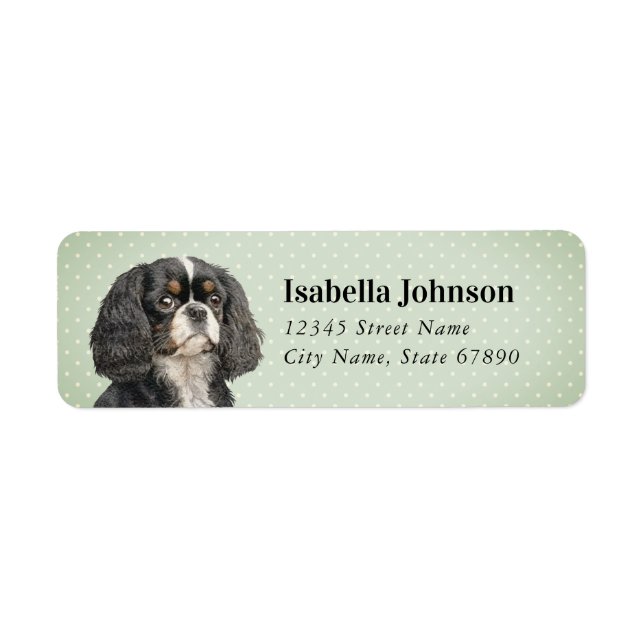 Cavalier King Charles Spaniel Return Address Label (Front)