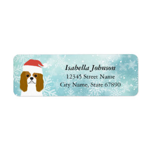 Cavalier King Charles Spaniel Return Address Label