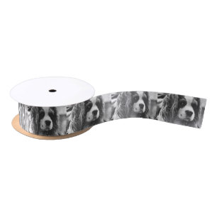 Cavalier King Charles Spaniel Satin Ribbon
