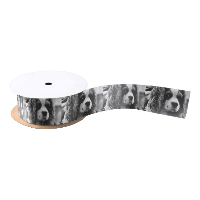 Cavalier King Charles Spaniel Satin Ribbon (Spool)