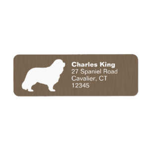 Cavalier King Charles Spaniel Silhouette Adresse