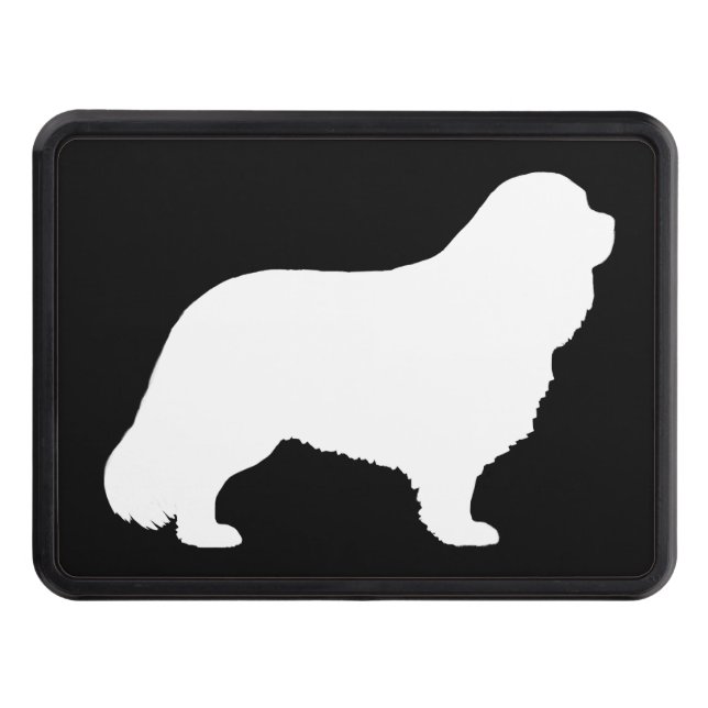 Cavalier King Charles Spaniel Silhouette Trailer Hitch Cover (Front)