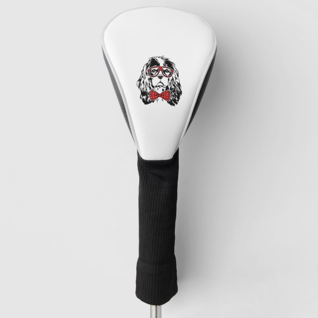 Cavalier King Charles Spaniel smart dog clever dog Golf Head Cover (Front)
