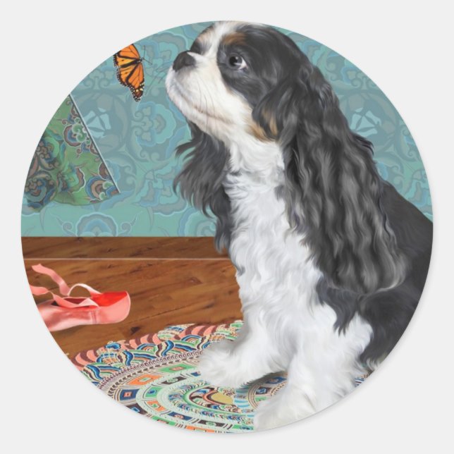  Cavalier King Charles Spaniel Stickers (Front)