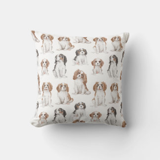Cavalier King Charles Spaniel Throw Pillow