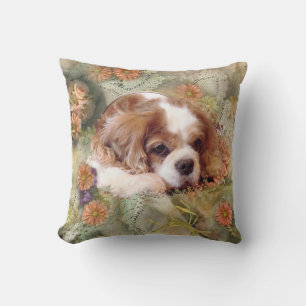 Cavalier King Charles Spaniel Throw Pillow