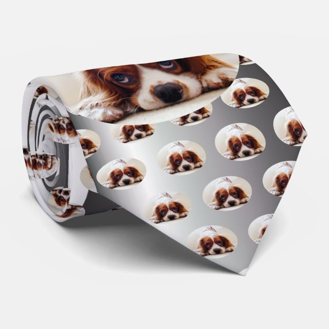 Cavalier King Charles Spaniel Tie (Rolled)