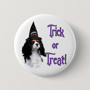 Cavalier King Charles Spaniel Trick 2 Inch Round Button