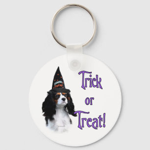 Cavalier King Charles Spaniel Trick Keychain