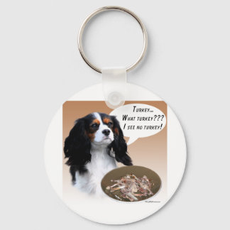 Cavalier King Charles Spaniel Turkey Keychain