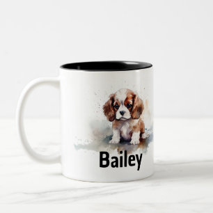 Cavalier King Charles Spaniel Watercolor Mug