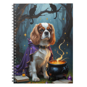 Cavalier King Charles Spaniel Whimsical Halloween  Notebook