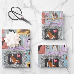 Cavalier King Charles Spaniel  Wrapping Paper Sheet