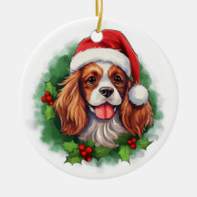 Cavalier King Charles Spaniel Wreath