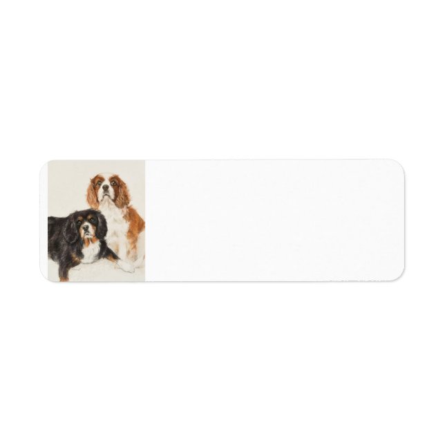 Cavalier King Charles Spaniels peinture (Devant)