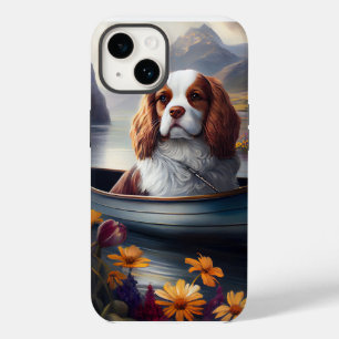 Cavalier King on a Paddle: A Scenic Adventure Case-Mate iPhone 14 Case