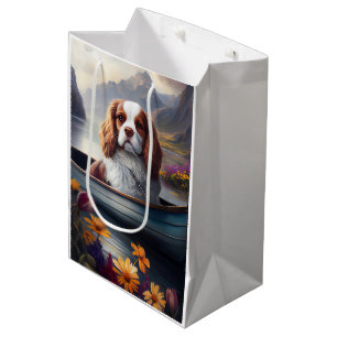 Cavalier King on a Paddle: A Scenic Adventure Medium Gift Bag
