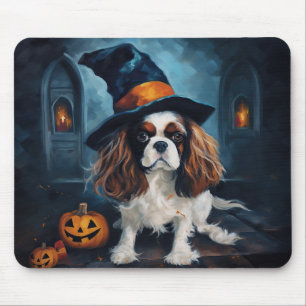 Cavalier King Pumpkins Halloween Scary  Mouse Pad