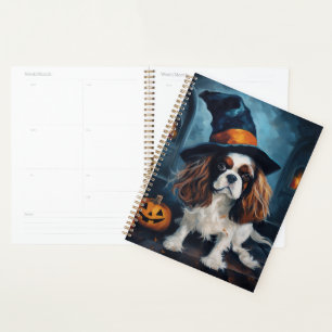 Cavalier King Pumpkins Halloween Scary Planner