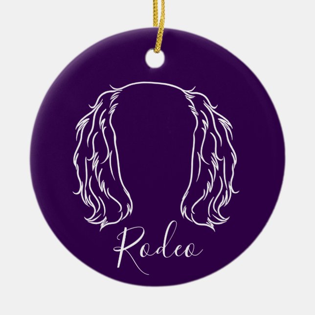 Cavalier Ornament (Om Logo) (Front)