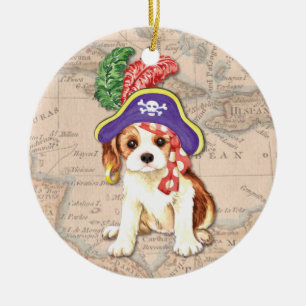 Cavalier Pirate Ceramic Ornament