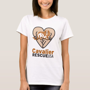 Cavalier Rescue USA Logo T-Shirt