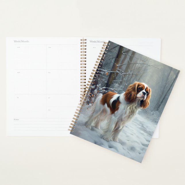 Cavalier Roi Laisser Neige Noël Brossé (Devant avec enveloppe)