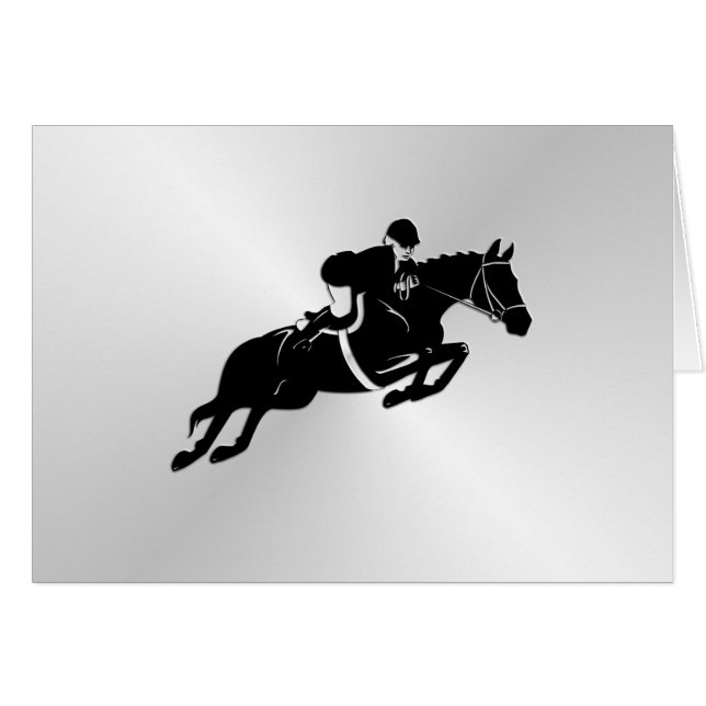 Cavalier sauteur (Devant horizontal)