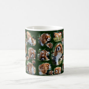 Cavalier Spaniel Photo Collage, Coffee Mug