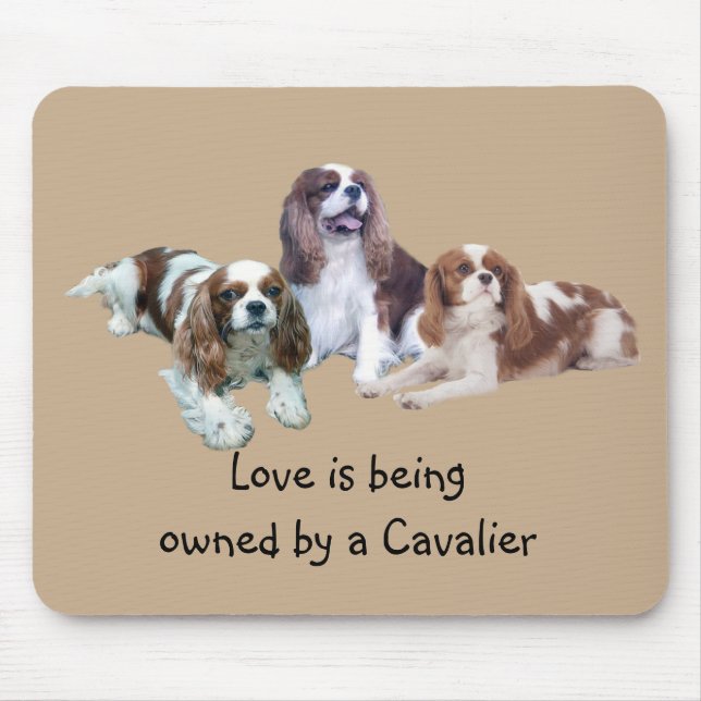 Cavalier Threesome Mousepad (Front)
