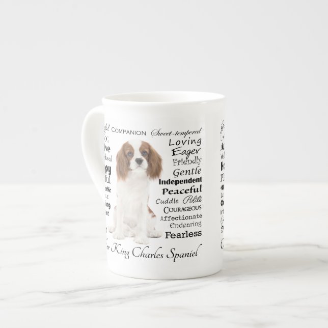 Cavalier Traits Bone China Mug (Front Left)
