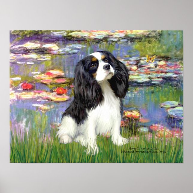 Cavalier (Tri Coloured 5) - Lilies 2 Poster (Front)