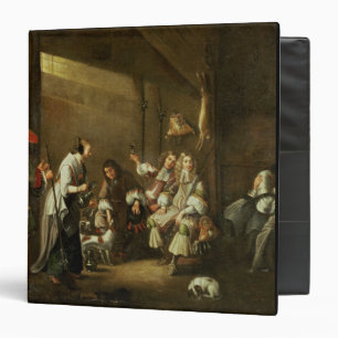 Cavaliers and Companions Carousing in a Barn Binder
