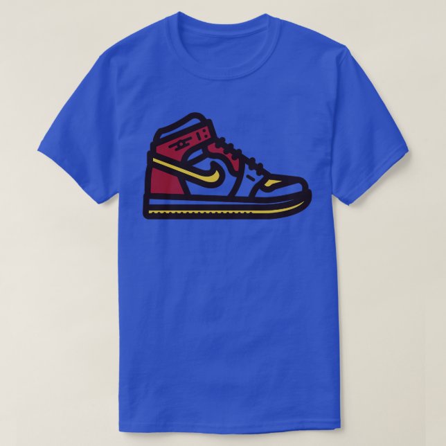 Cavaliers Basketball Sneakers T-Shirt (Design Front)
