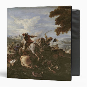 Cavaliers in Battle (oil on canvas) Binder