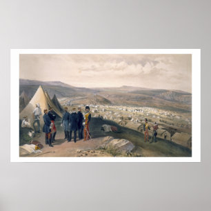 Cavalry Camp, plate from 'The Seat of War in the E Poster