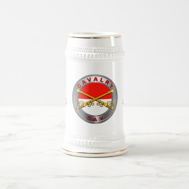 Cavalry CAV  Beer Stein (Center)