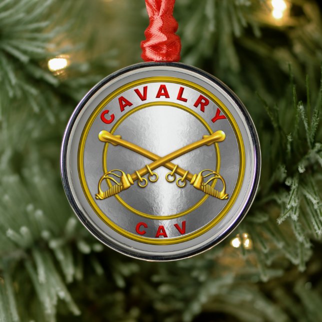 CAVALRY  METAL ORNAMENT (Tree)