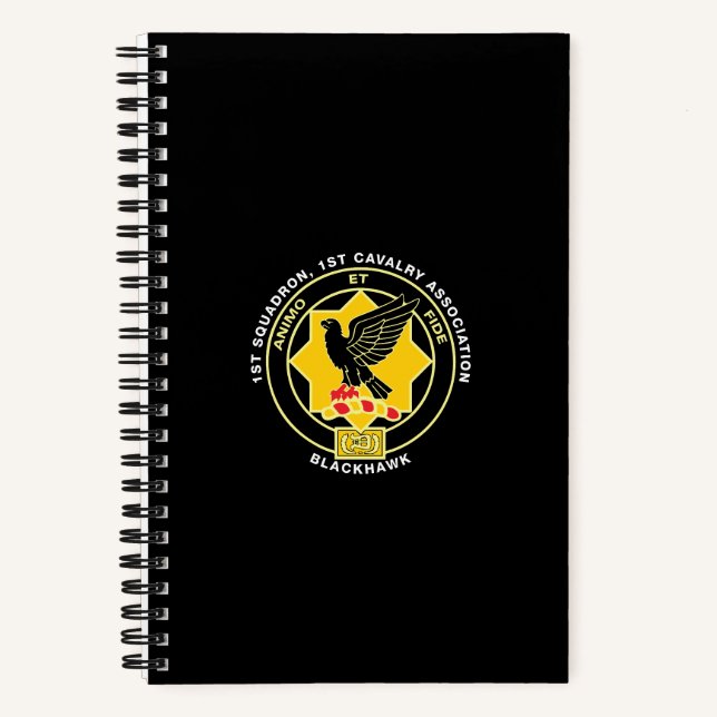 Cavalry Spiral Notebook - Classic Black (Front)