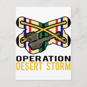 Cavalry Stinger Desert Storm Postcard